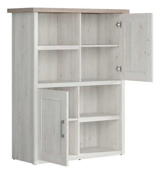 Black Red White Hylly Luca JuZi 2D, Harmaa 3 Black Red White Hylly Luca JuZi 2D, Harmaa - Image 3