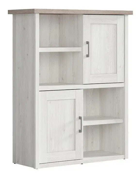 Black Red White Hylly Luca JuZi 2D, Harmaa 1 Black Red White Hylly Luca JuZi 2D, Harmaa