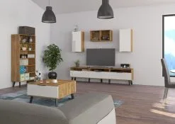 Hylly Meblocross Sven, Tumma Tammen Väri -Olohuoneen kalusteet myymälä hylly meblocross sven tumma tammen vari 9b668 netistai reference