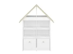 Hylly ML Meble Elmo 13, Valkoinen/ruskea -Olohuoneen kalusteet myymälä hylly ml meble elmo 13 valkoinenruskea 65475 osta reference