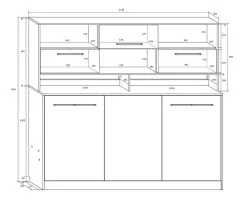 Meblocross Hylly Sänkyyn Roger, Tammi / Valkoinen. -Olohuoneen kalusteet myymälä hylly sankyyn roger tammi valkoinen 34068 palaute reference