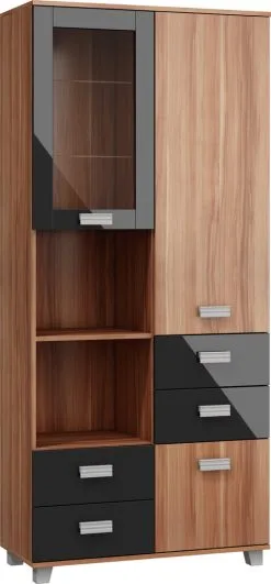 ML Meble .Hylly Solo, Ruskea/musta.