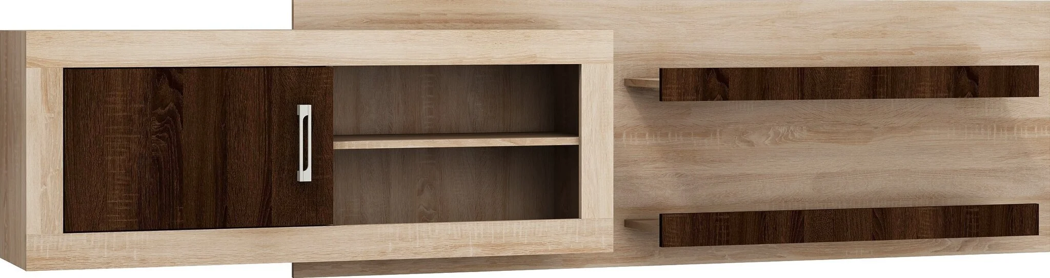 Meblocross Hylly Verin 1DP, Tumma Ja Vaalea Tammi 1 Meblocross Hylly Verin 1DP, Tumma Ja Vaalea Tammi