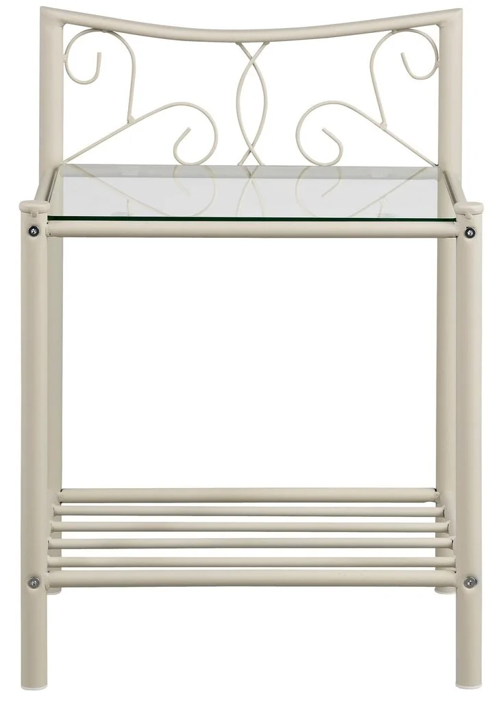 Notio Living Isabelle Yöpöytä, Valkoinen 2 Notio Living Isabelle Yöpöytä, Valkoinen - Image 2