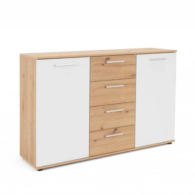 Aatrium Jacky 2 2827 -lipasto 2U4S Valkoinen/artisaanitammi 1 Aatrium Jacky 2 2827 -lipasto 2U4S Valkoinen/artisaanitammi