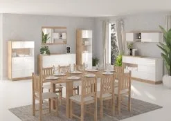 Jatkettava Pöytä Meblocross Hybrid Hyb-22, Tammen Värinen -Olohuoneen kalusteet myymälä jatkettava poyta meblocross hybrid hyb 22 tammen 7c3f0 netistai reference