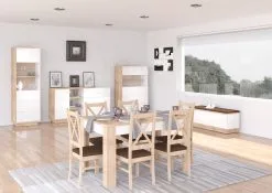 Jatkettava Pöytä Meblocross Hybrid Hyb-22, Tammen Värinen -Olohuoneen kalusteet myymälä jatkettava poyta meblocross hybrid hyb 22 tammen dcec1 palaute reference