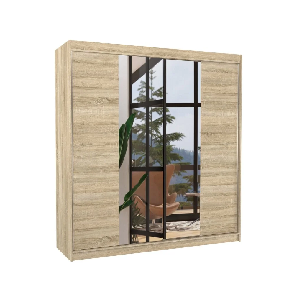 Kaappi ADRK Furniture Perqs, Tammen Väri 1 Kaappi ADRK Furniture Perqs, Tammen Väri