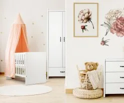 KLUPS Kaappi Amelia, Valkoinen -Olohuoneen kalusteet myymälä kaappi amelia valkoinen 247ab netistai reference