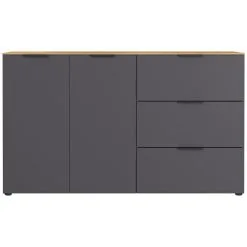 Germania Kaappi California 1475, Tummanharmaa/ruskea -Olohuoneen kalusteet myymälä kaappi california 1475 tummanharmaaruskea 7d964 palaute reference