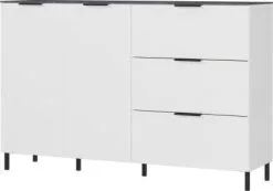 Germania Kaappi California 1475, Valkoinen/tummanharmaa