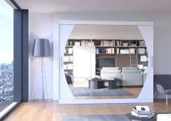 ADRK Furniture Kaappi Cambe, Valkoinen