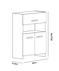 Kaappi Kalune Design Ani, Valkoinen -Olohuoneen kalusteet myymälä kaappi kalune design ani valkoinen e50f8 palaute reference