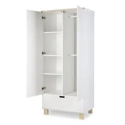 Kaappi Klups Iwo, Valkoinen/ruskea -Olohuoneen kalusteet myymälä kaappi klups iwo valkoinenruskea eeb12 halvempi reference