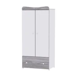 Kaappi Lorelli Exclusive, Valkoinen/harmaa