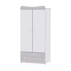 Kaappi Lorelli Exclusive, Valkoinen/vaaleanruskea