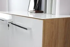 Lipasto 4202, Valkoinen/ruskea 6 Lipasto 4202, Valkoinen/ruskea -Olohuoneen kalusteet myymälä kaappi monteria 9d8cb netistai reference