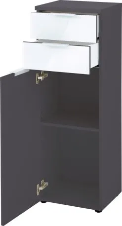 Kaappi Pescara 2753, Harmaa/valkoinen -Olohuoneen kalusteet myymälä kaappi pescara 2753 harmaavalkoinen 658df netistai reference