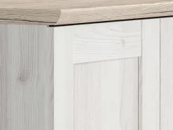 Black Red White Kaappi Romance KOM2D, Valkoinen/ruskea -Olohuoneen kalusteet myymälä kaappi romance kom2d valkoinenruskea 3634e palaute reference