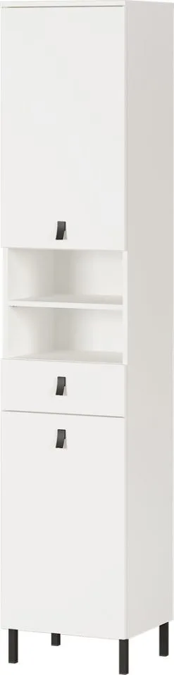 Kaappi Tulsa 8246, Valkoinen 4 Kaappi Tulsa 8246, Valkoinen -Olohuoneen kalusteet myymälä kaappi tulsa 8246 valkoinen d2717 hinta reference