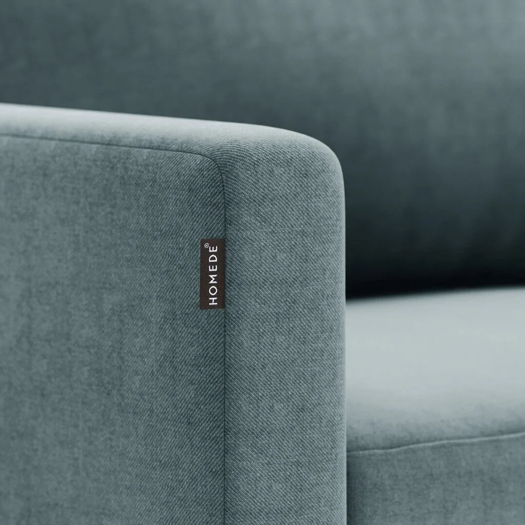 Kahden Hengen Sohva Homede Corni, Sininen. 4 Kahden Hengen Sohva Homede Corni, Sininen. - Image 4