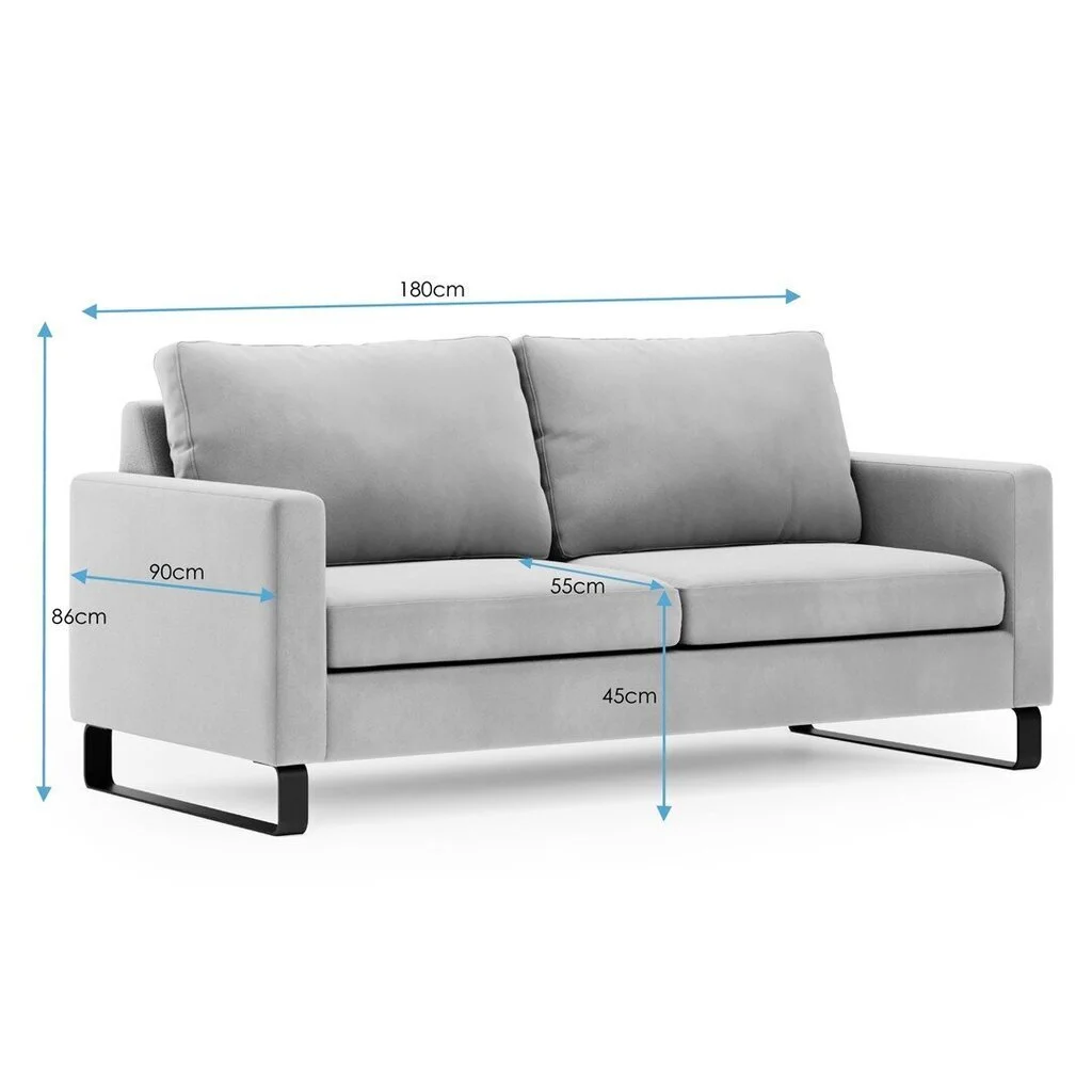 Kahden Hengen Sohva Homede Corni, Sininen. 6 Kahden Hengen Sohva Homede Corni, Sininen. - Image 6