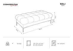 Kahden Istuttava Cosmopolitan Design Bali, Tummanvihreä/kulta 5 Kahden Istuttava Cosmopolitan Design Bali, Tummanvihreä/kulta -Olohuoneen kalusteet myymälä kahden istuttava cosmopolitan design bali tummanvihreakulta f1992 netistai reference