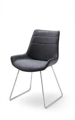 Kahden Tuolin Setti MC Akcent Atey B (BEG), Musta