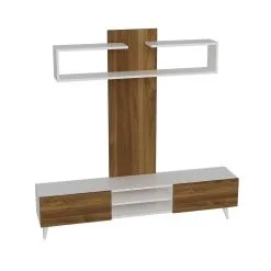 Kalune Design 745 (III), Valkoinen / Ruskea Tv-taso -Olohuoneen kalusteet myymälä kalune design 745 iii valkoinen ruskea tv 96eba netistai reference