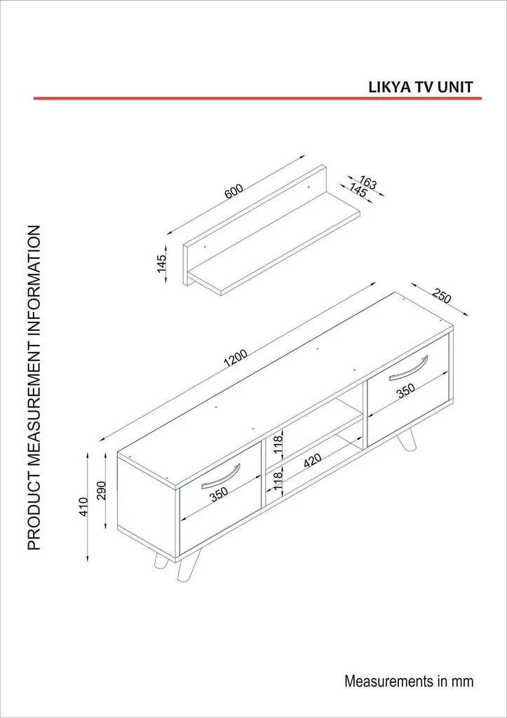 Kalune Design 756 (IV), Valkoinen/ruskea Olohuoneen Kalustesarja 4 Kalune Design 756 (IV), Valkoinen/ruskea Olohuoneen Kalustesarja - Image 4