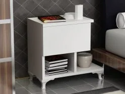 Kalune Design 788, 46,8 (II), 55 Cm, Valkoinen Yöpöytä -Olohuoneen kalusteet myymälä kalune design 788 468 ii 55 cm 22fae halvempi reference