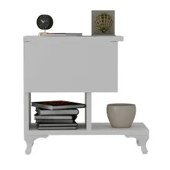 Kalune Design 788, 46,8 (II), 55 Cm, Valkoinen Yöpöytä -Olohuoneen kalusteet myymälä kalune design 788 468 ii 55 cm e0161 netistai reference