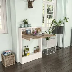 Kalune Design 793, Valkoinen/ruskea Säädettävä Kaappipöytä 6 Kalune Design 793, Valkoinen/ruskea Säädettävä Kaappipöytä -Olohuoneen kalusteet myymälä kalune design 793 valkoinenruskea saadettava kaappipoyta cb462 netistai reference