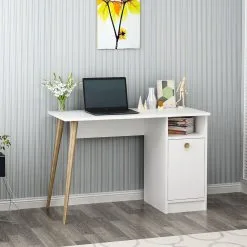 Kalune Design Cannas Kirjoituspöytä, Valkoinen -Olohuoneen kalusteet myymälä kalune design cannas kirjoituspoyta valkoinen e1275 palaute reference