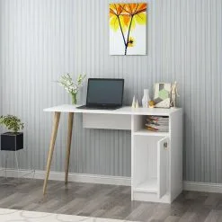 Kalune Design Cannas Kirjoituspöytä, Valkoinen -Olohuoneen kalusteet myymälä kalune design cannas kirjoituspoyta valkoinen fa12a halvempi reference