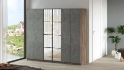 Kalune Design HM3, Ruskea/harmaa Vaatekaappi 8 Kalune Design HM3, Ruskea/harmaa Vaatekaappi -Olohuoneen kalusteet myymälä kalune design hm3 ruskeaharmaa vaatekaappi a1a3f netistai reference