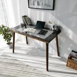 Kalune Design Kodikas, Työpöytä Ruskea -Olohuoneen kalusteet myymälä kalune design kodikas tyopoyta ruskea 48114 netistai reference