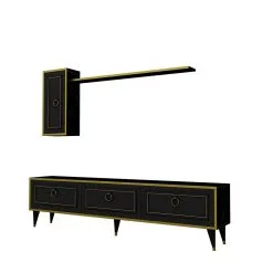 Kalune Design Vals-setti, Mustan /kullan Värinen