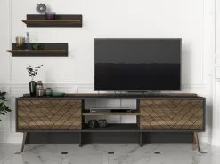 Kalustekokonaisuus Kalune Design Strato, Harmaa/ruskea -Olohuoneen kalusteet myymälä kalustekokonaisuus kalune design strato harmaaruskea 3bb34 netistai reference