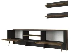 Kalustekokonaisuus Kalune Design Strato, Harmaa/ruskea -Olohuoneen kalusteet myymälä kalustekokonaisuus kalune design strato harmaaruskea d34a2 palaute reference