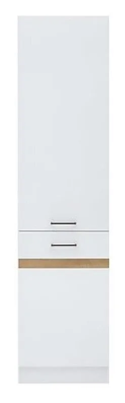 Black Red White Keittiökaappi Junona Line 50/195, Oikea, Valkoinen