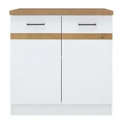 Black Red White Keittiökaappi Junona Line 80/82, Valkoinen