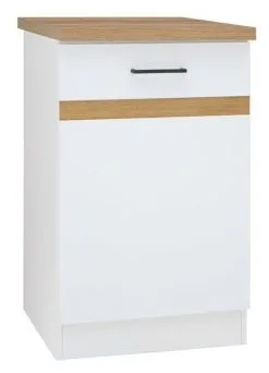 Black Red White Keittiökaappi Junona Line D1D / 50/82, Valkoinen / Tammi -Olohuoneen kalusteet myymälä keittiokaappi junona line d1d 5082 valkoinen tammi bad2c netistai reference