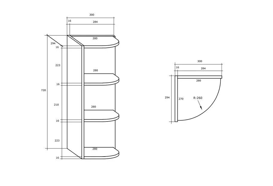 Meblocross Keittiökaappi Milo W30OZ, Tammi 2 Meblocross Keittiökaappi Milo W30OZ, Tammi - Image 2
