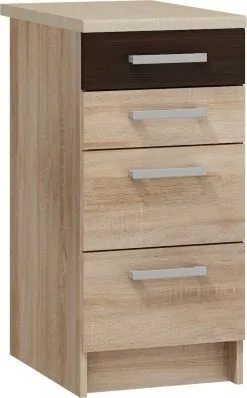 Meblocross Keittiökaappi Polo S40_4SZ, Tammi