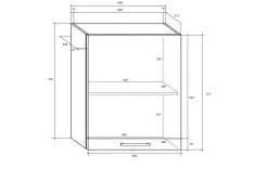 Meblocross Keittiökaappi Polo W60, Tammi -Olohuoneen kalusteet myymälä keittiokaappi polo w60 tammi c039d hinta reference