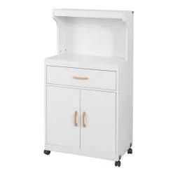 Keittiökaappi Pyörillä SoBuy FSB12-W, Valkoinen