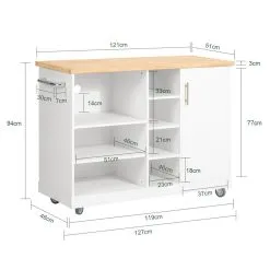 Keittiökaappi SoBuy FKW105-WN, Valkoinen -Olohuoneen kalusteet myymälä keittiokaappi sobuy fkw105 wn valkoinen 4581a palaute reference