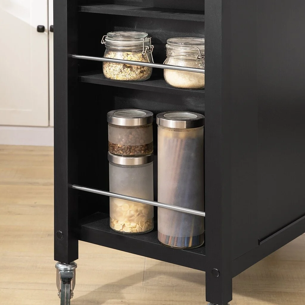 Keittiökaappi SoBuy FKW108-SCH, Musta 2 Keittiökaappi SoBuy FKW108-SCH, Musta - Image 2