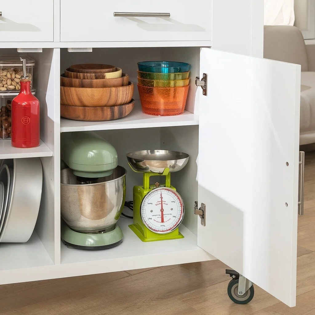 Keittiökaappi SoBuy FKW108-W, Valkoinen 2 Keittiökaappi SoBuy FKW108-W, Valkoinen - Image 2